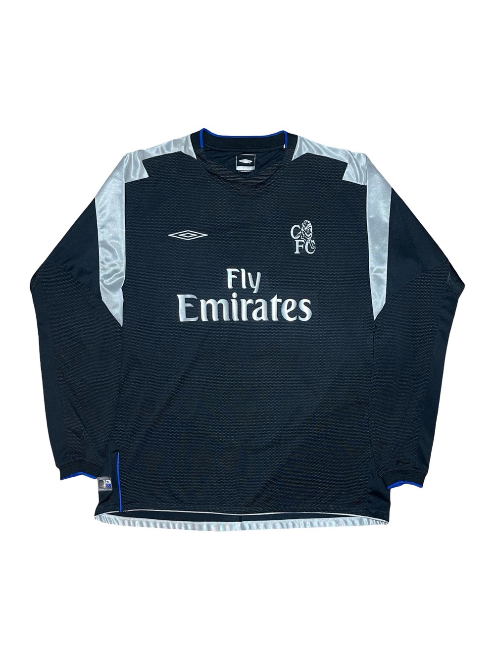 Vintage Umbro Chelsea FC Fly Emirates John Terry 26 2004-2005 Soccer Long Sleeve
